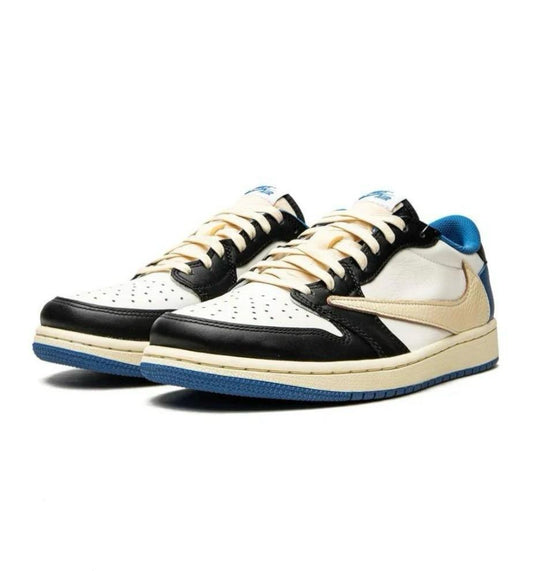 Air Jordan 1 Low OG x Travis Scott x Fragment "Military Blue"